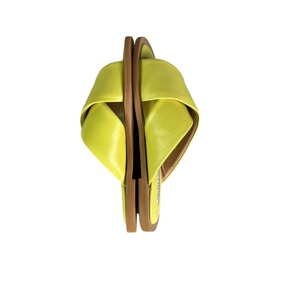 CHELSEA & VIOLET JACEY Leather Strappy Cross Band Sandals - Picture 5 of 9